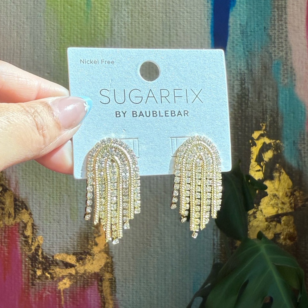 Sugarfix | Cascading Chain Earrings | V